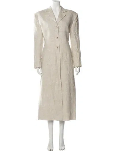Pre-owned Helsa Trench Coat In Neutral