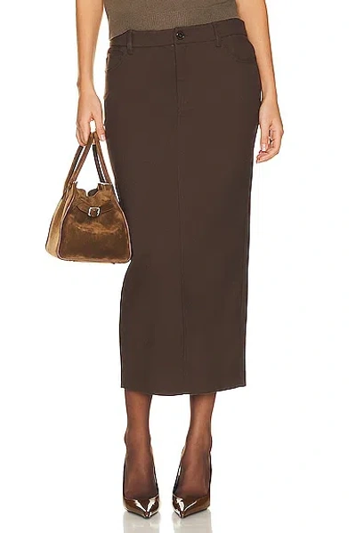 Helsa Trouser Midi Skirt In Java