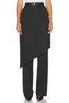 Helsa Trouser With Attached Skirt In Black