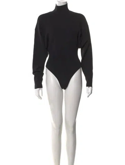 Pre-owned Helsa Turtleneck Jumpsuit In Black