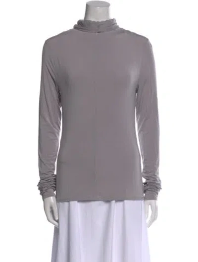 Pre-owned Helsa Turtleneck Long Sleeve Sweatshirt In Multi