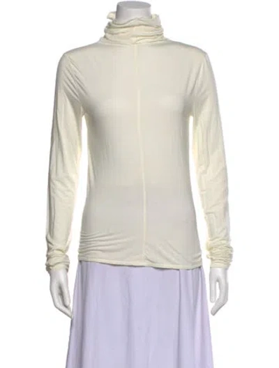 Pre-owned Helsa Turtleneck Long Sleeve Sweatshirt In Neutral