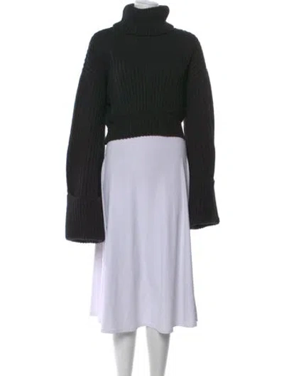 Pre-owned Helsa Turtleneck Sweater In Black