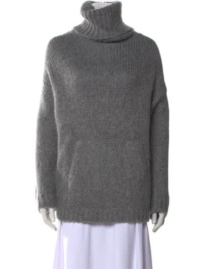 Pre-owned Helsa Turtleneck Sweater In Gray