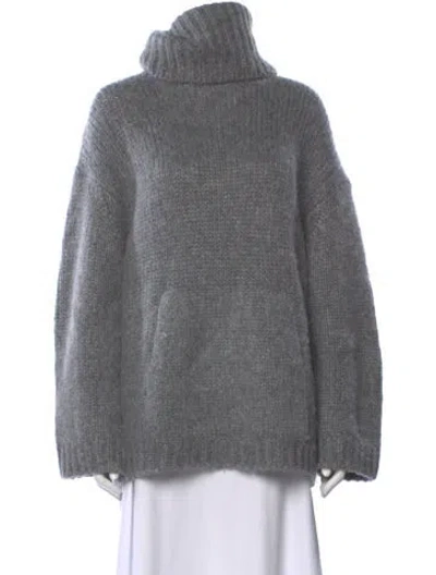 Pre-owned Helsa Turtleneck Sweater In Gray