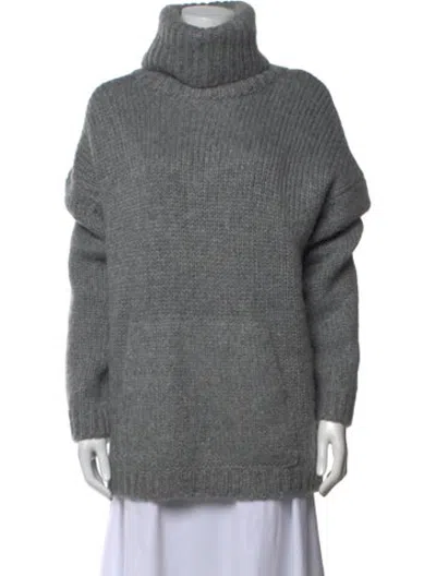 Pre-owned Helsa Turtleneck Sweater In Grey