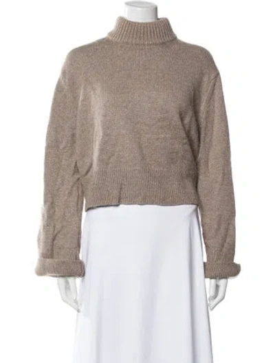 Pre-owned Helsa Turtleneck Sweater In Neutral