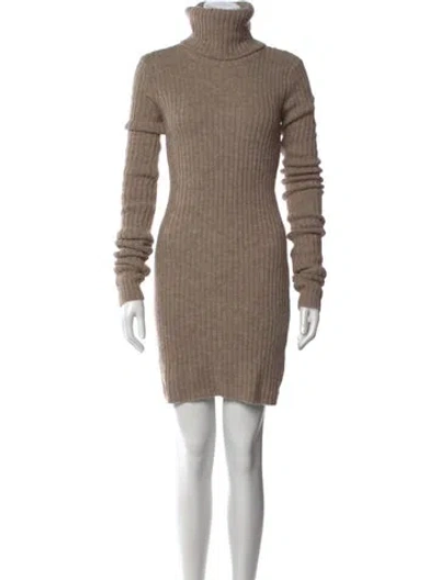 Pre-owned Helsa Turtleneck Sweater In Neutrals