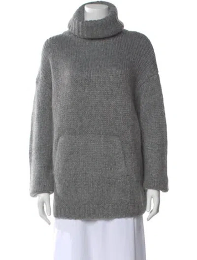 Pre-owned Helsa Turtleneck Sweater W/ Tags In Gray