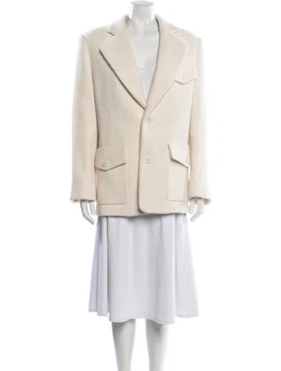 Pre-owned Helsa Tweed Pattern Coat In Neutral