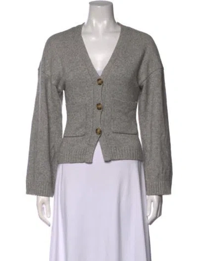 Pre-owned Helsa V-neck Sweater In Grey
