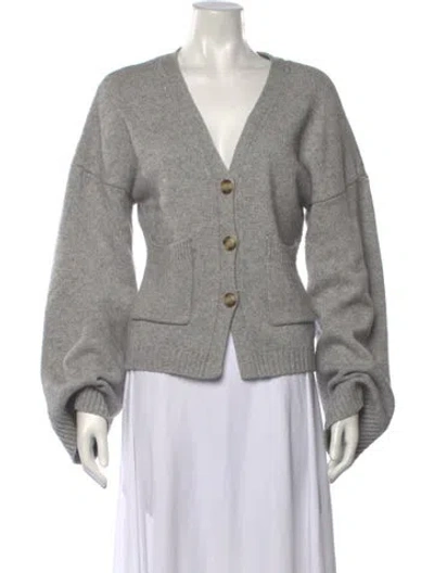 Pre-owned Helsa V-neck Sweater In Grey