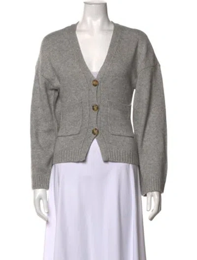 Pre-owned Helsa V-neck Sweater In Grey