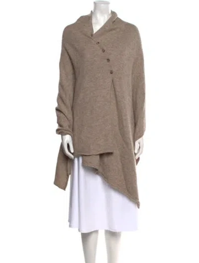 Pre-owned Helsa V-neck Sweater In Neutral