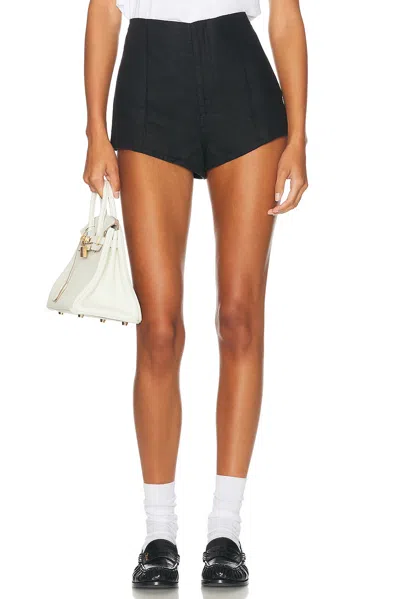 HELSA WASHED LINEN MICRO SHORT