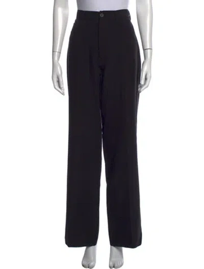 Pre-owned Helsa Wide Leg Pants In Black