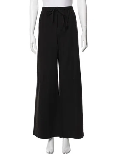 Pre-owned Helsa Wide Leg Pants In Black