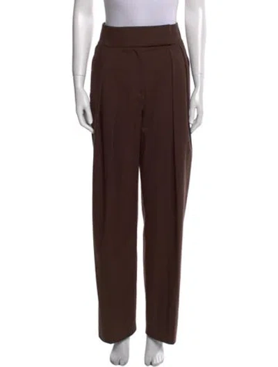 Pre-owned Helsa Wide Leg Pants In Brown