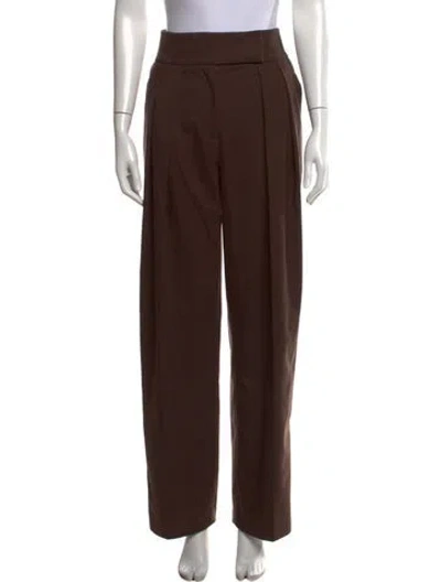 Pre-owned Helsa Wide Leg Pants In Brown