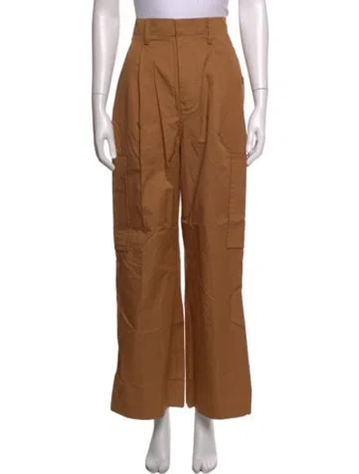 Pre-owned Helsa Wide Leg Pants In Brown