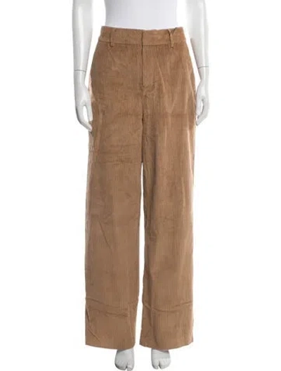 Pre-owned Helsa Wide Leg Pants In Brown