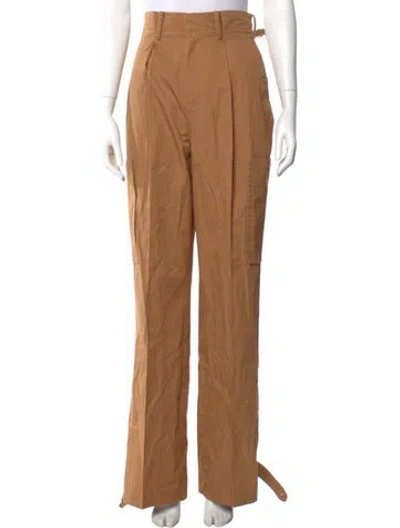 Pre-owned Helsa Wide Leg Pants In Neutral