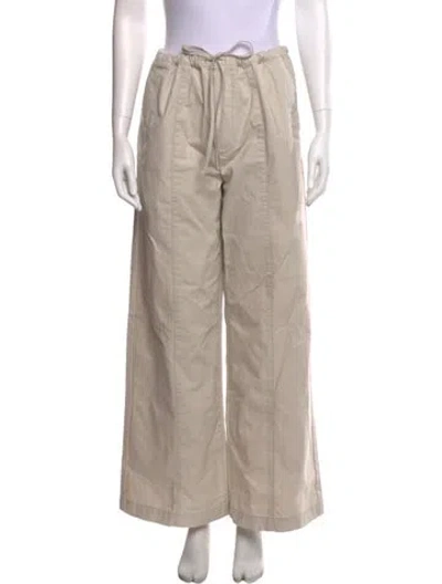 Pre-owned Helsa Wide Leg Pants In Neutral