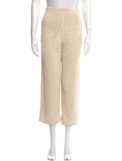 Pre-owned Helsa Wide Leg Pants In Neutral