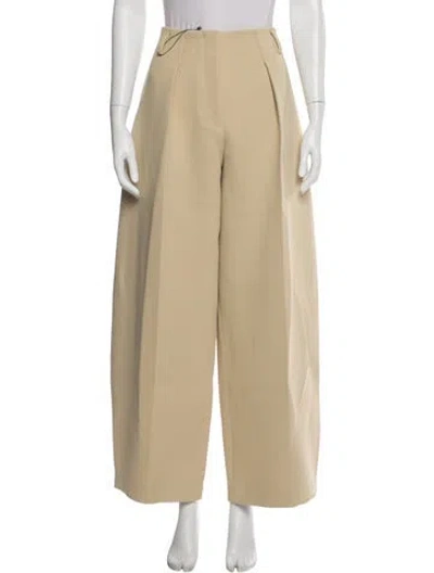 Pre-owned Helsa Wide Leg Pants In Neutral