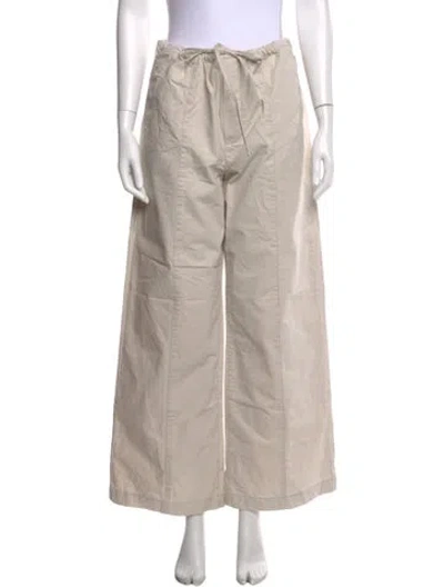 Pre-owned Helsa Wide Leg Pants In Neutral