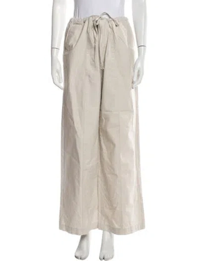 Pre-owned Helsa Wide Leg Pants In Neutral