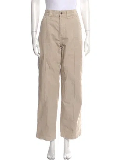 Pre-owned Helsa Wide Leg Pants In Neutral