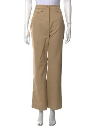 Pre-owned Helsa Wide Leg Pants In Neutrals