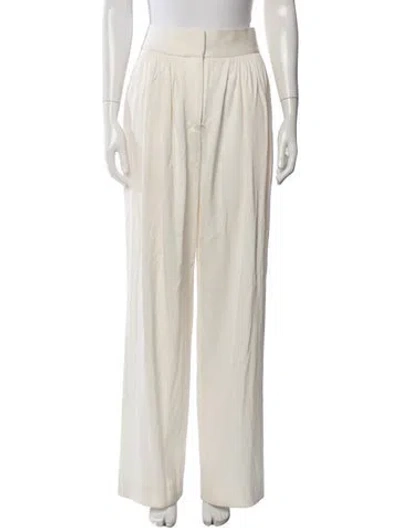 Pre-owned Helsa Wide Leg Pants In Neutrals