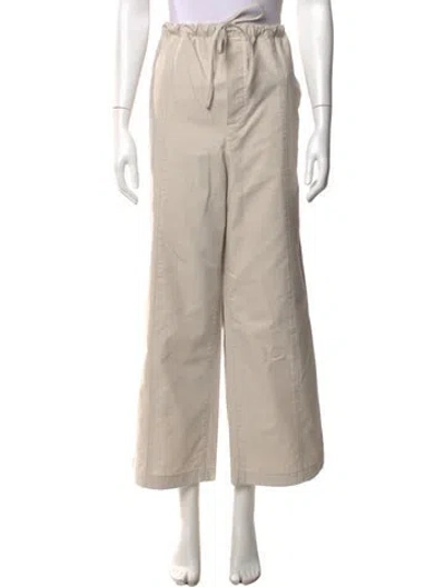 Pre-owned Helsa Wide Leg Pants In Neutrals