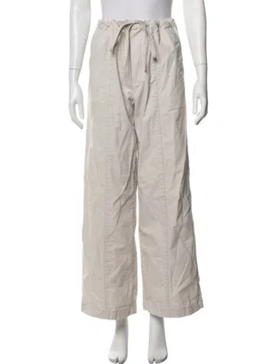 Pre-owned Helsa Wide Leg Pants In Neutrals