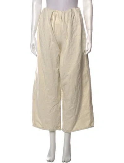 Pre-owned Helsa Wide Leg Pants In Neutrals