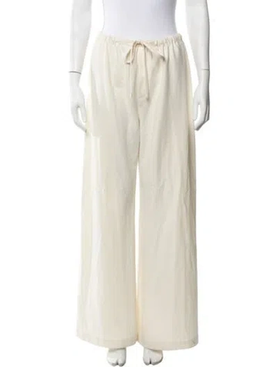 Pre-owned Helsa Wide Leg Pants In Neutrals