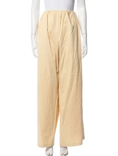Pre-owned Helsa Wide Leg Pants In Neutrals