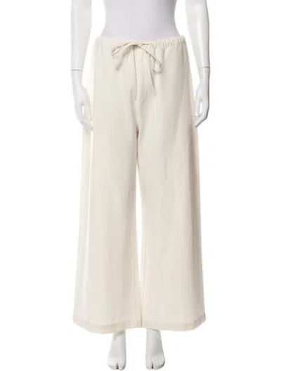 Pre-owned Helsa Wide Leg Pants In Neutrals