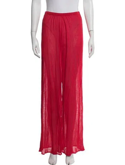 Pre-owned Helsa Wide Leg Pants W/ Tags In Red