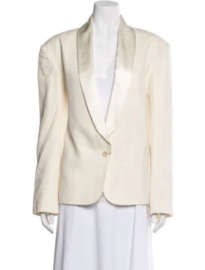 Pre-owned Helsa Wool Blazer In Neutral