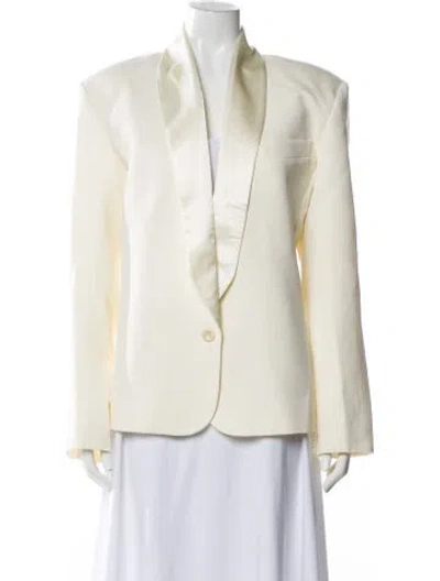 Pre-owned Helsa Wool Blazer W/ Tags In Neutral