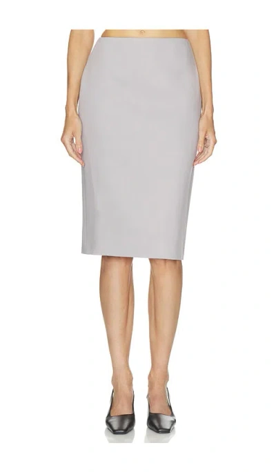 Helsa Wool Blend Knee Length Pencil Skirt In Multi