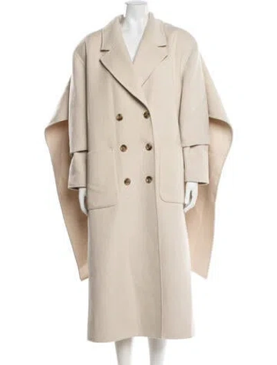 Pre-owned Helsa Wool Coat In Neutral