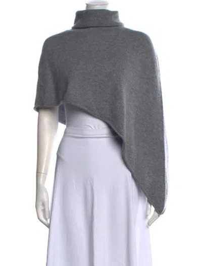 Pre-owned Helsa Wool Turtleneck Sweater In Grey