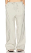 Helsa Workwear Drawcord Pants In Beige