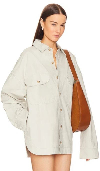 Helsa Workwear Jacket In Ecru