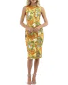 Helsi Alex Floral Sequin Cocktail Sheath Dress