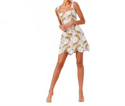 Helsi Belen Mini Dress In White/pink In Multi